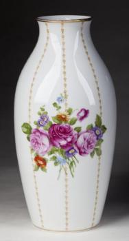 Porcelain Vase - glazed porcelain, painted porcelain - Rosenthal - 1930